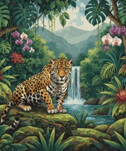 The Realistic Jungle Beast Paint By Numbers