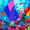 Cubist Reef Paint Numbers