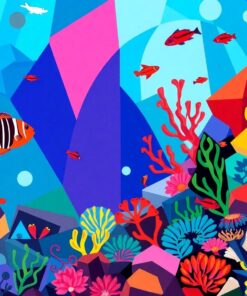Cubist Reef Paint Numbers