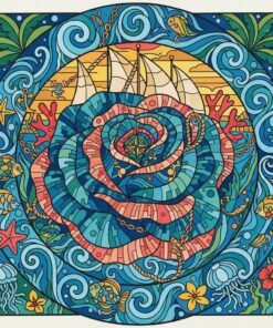 The Tropical Mariner Rose Paint By Numbers