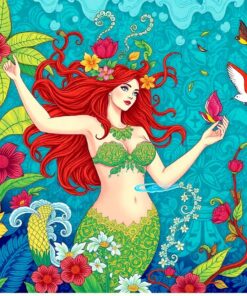 The Tropical Siren Atlas Paint By Numbers