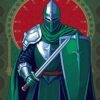 Emerald Knight Paint Numbers