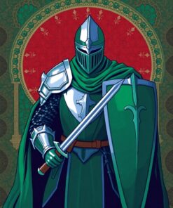 Emerald Knight Paint Numbers
