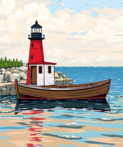 Keeper Rowboat Paint Numbers