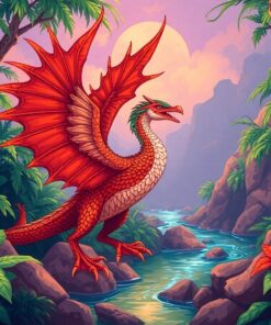 Jungle Oasis Paint Numbers