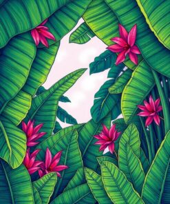 Banana Leaves Paint Numbers