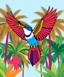 Tropical Palms Paint Numbers