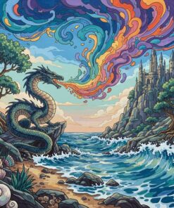 Tidal Shore Drake Breath Paint By Numbers