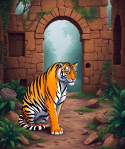 Ruined Sanctuary Paint Numbers