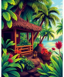 Time In The Tropics Paint By Numbers