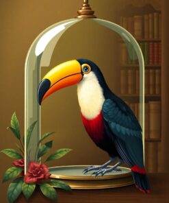 Vintage Glass Paint Numbers