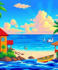 Trade Winds Toward Bahamas Paint By Numbers