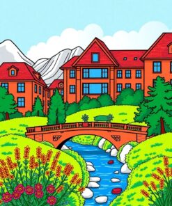 Island Blooms Paint Numbers