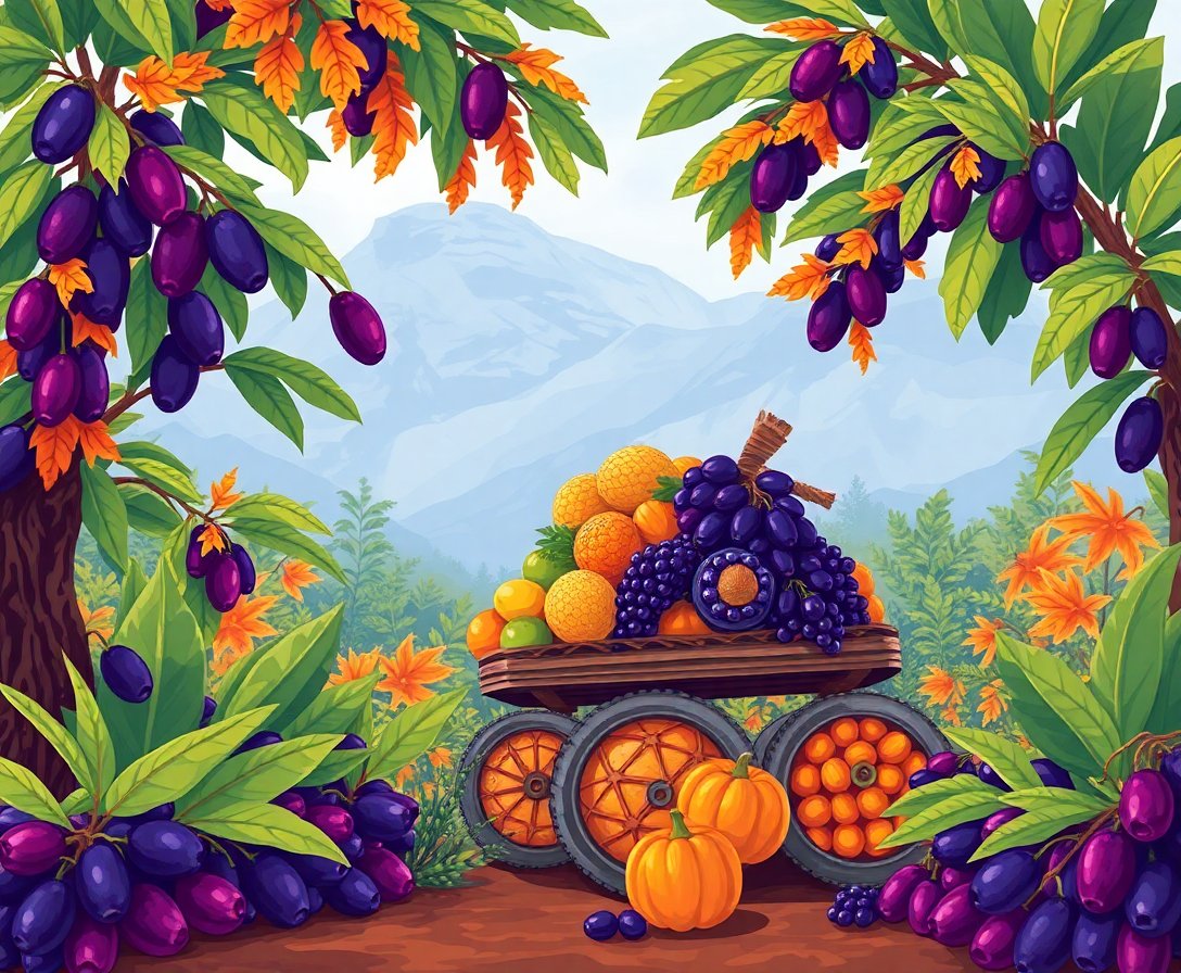 Acai Harvest Paint Numbers Acai Harvest Paint Numbers