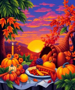 Sunset Feast Paint Numbers