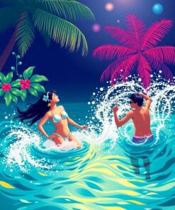 Aqua Dance Paint Numbers