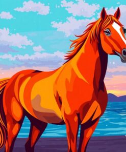 Tropic Havana Evening Equine Paint By Numbers