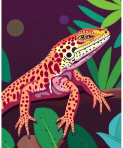 Headed Lizard Paint Numbers