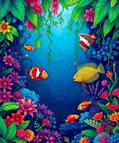 Abyss Garden Paint Numbers