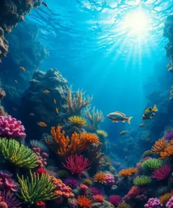 Tropical Abyss Garden paint by numbers