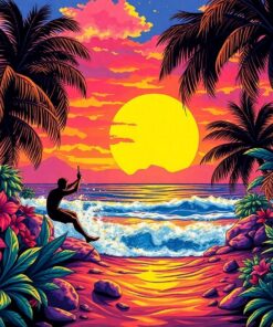 Tropical Action Take Paint By Numbers