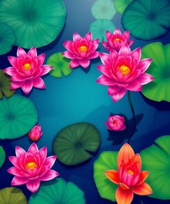 Lily Pond Paint Numbers