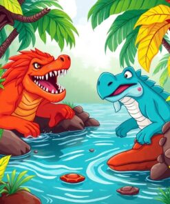 River Beasts Paint Numbers