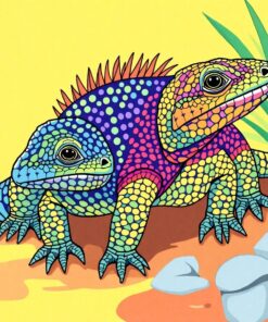 Lizard Study Paint Numbers