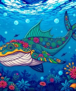 Tropical Atlantis Leviathan Paint By Numbers