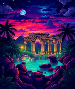 Night Glow Paint Numbers