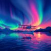 Tropical Aurora Seaplane Paint By Numbers