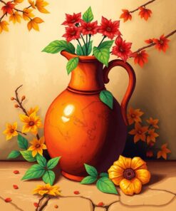 Clay Jug Paint Numbers