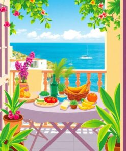 Food Spread Paint Numbers