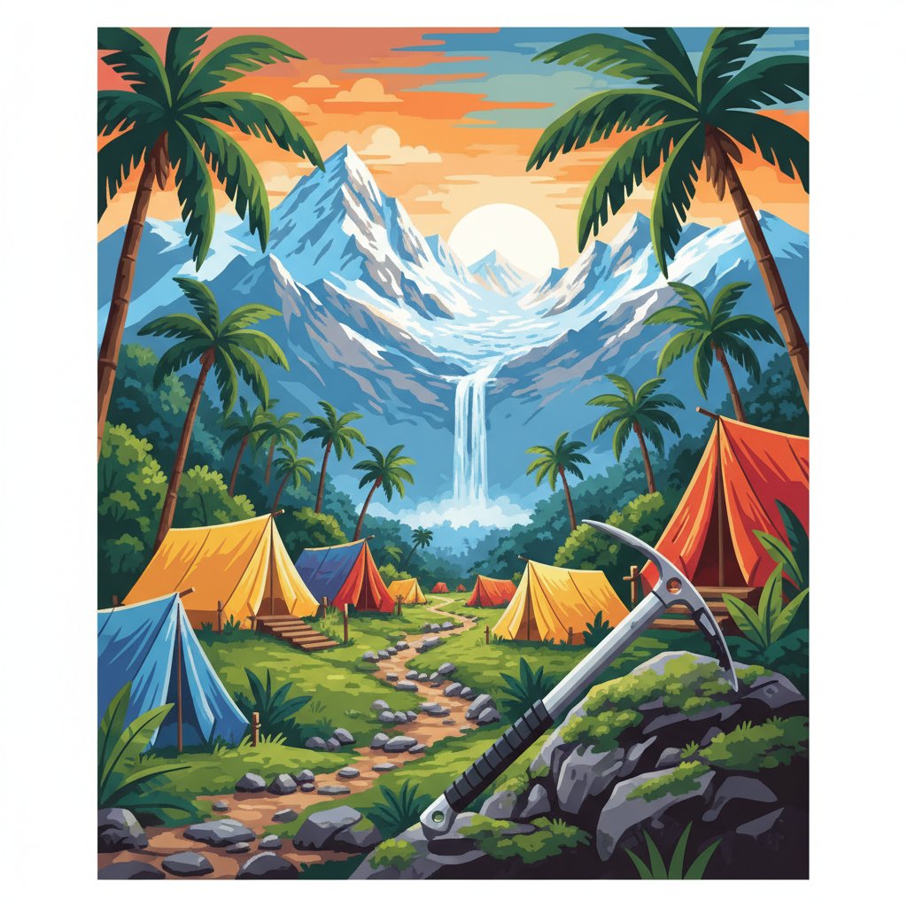 tropical-basecamp-ice-axe-paint-by-numbers-kit-alpine-art