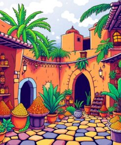 Spice Mounds Paint Numbers