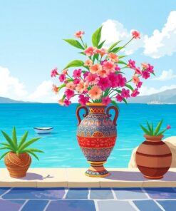 Antique Vase Paint Numbers