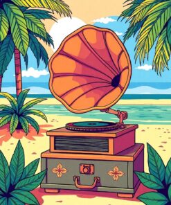 Vintage Gramophone Paint Numbers