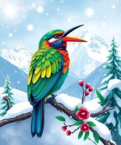 Alpine Snow Paint Numbers