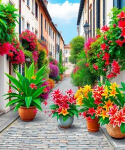 Blooms Cobblestones Paint Numbers