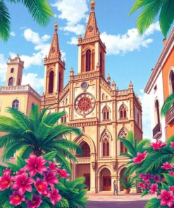 Vintage Architecture Paint Numbers