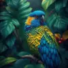 Tropical Blue Amazon Relic Paint By Numbers