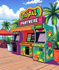 Boardwalk Arcade Paint Numbers