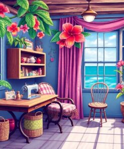 Sewing Room Paint Numbers