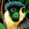 Primate Portrait Paint Numbers