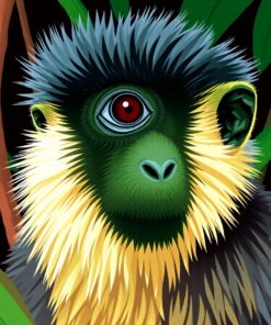 Primate Portrait Paint Numbers