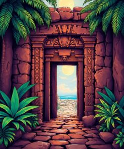 Ruin Entrance Paint Numbers