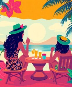 Tropical Cabana Mixtape Paint By Numbers