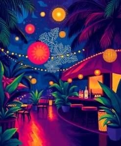 Midnight Lights Paint Numbers