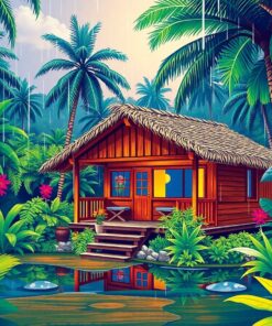 Rain View Paint Numbers