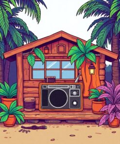 Retro Radio Paint Numbers